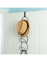 Hats Clothes Tie Interlink Holder Wire Stackable Storage Rack Kitchen Organizer Door Wall Hooks