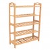 2 3 4 5 Tier Shoe Storage Racks Cabinet Shelf Wooden Stand Home Organizer Bamboo