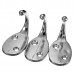 3Pcs Hat Clothes Door Wall Bathroom Towel Single Hook Hanger