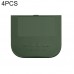 4 PCS FY  J109 Toilet Cover Handle Home No Dirty Hand Toilet Lift Lid Tool  Dark Green