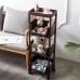 3 Layers Movable Kitchen Storage Rack with Wheels Vegetable Fruit Basket Kitchen Organizer Multi  functional Storage Shelf