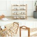 2 3 4 5 Tier Shoe Storage Racks Cabinet Shelf Wooden Stand Home Organizer Bamboo